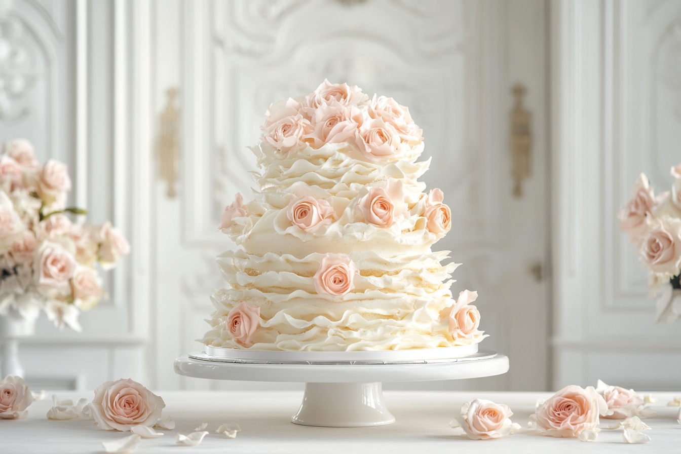 andikabisma.5_Multi-layered_wedding_cake_coated_in_whipped_crea_0a0337dd-c091-4247-b2af-a17e50b51544
